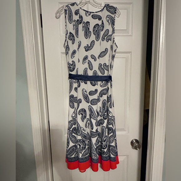 Haani Sleeveless Women’s 1X Keyhole Neck Sleeveless Design Dress Classy Dress - Picture 4 of 5